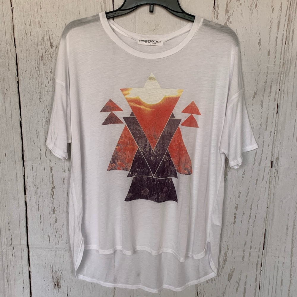 Project Social T Graphic Boho Shirt